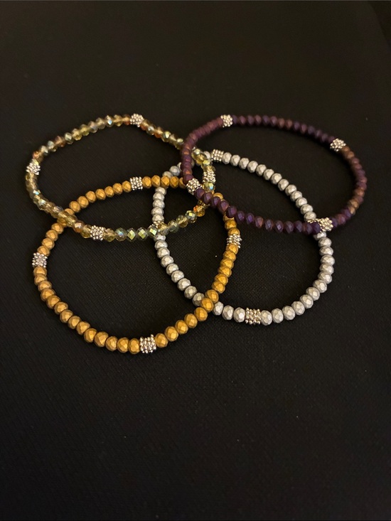 Jewelry - Multi-Color Beaded Stretch Bracelet Set - Women Jewelry